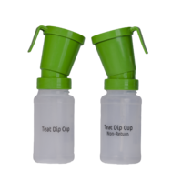 Aplicator plastic pentru gel igienizant după muls